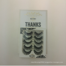 [A]5 Pairs Natural Thick Demi Wispies False Eyelashes Fake Eye Lashes Wispy With Custom Box Private Label False Eyelash